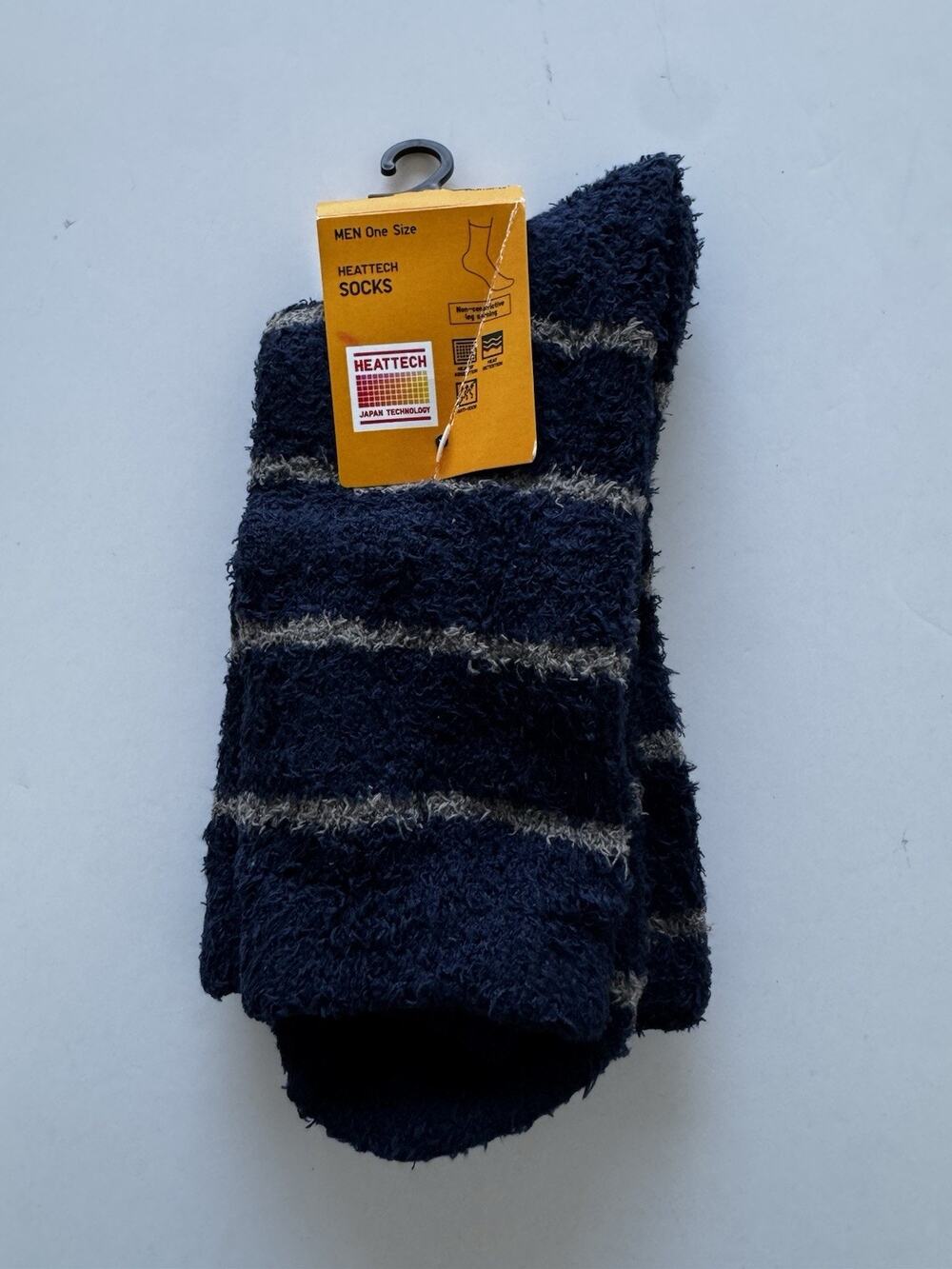 Uniqlo Men's HEATTECH SOCKS One Size Navy